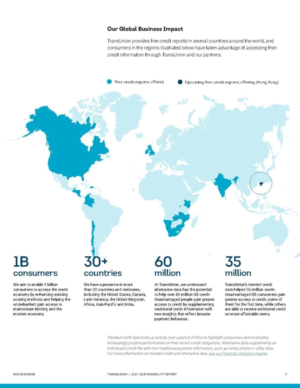 Sustainability Report | TransUnion Flipbook - Page 9