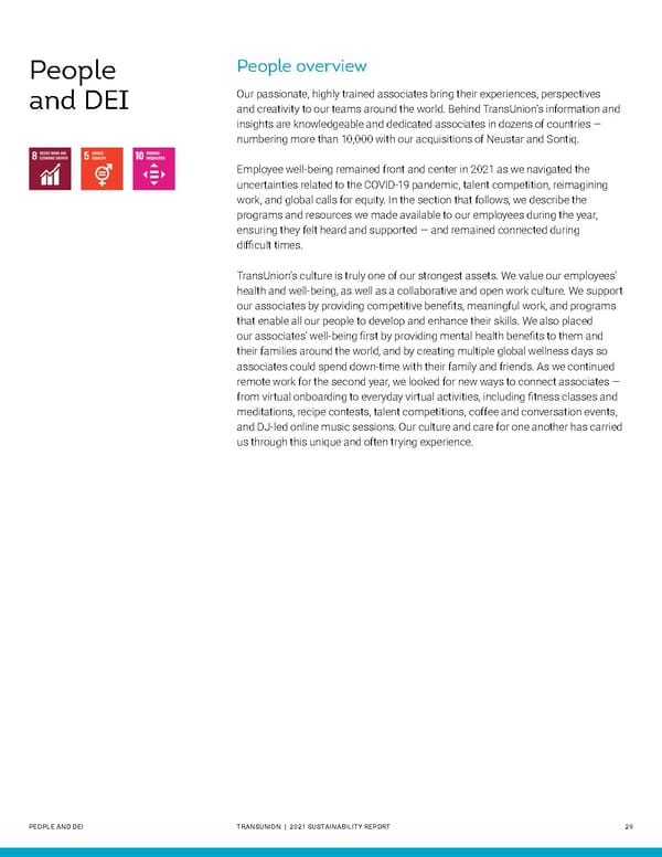 Sustainability Report | TransUnion Flipbook - Page 29