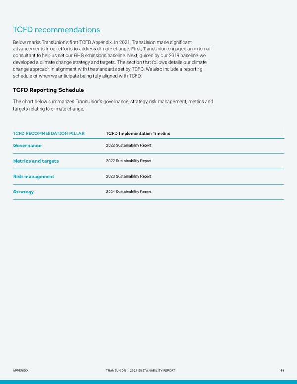 Sustainability Report | TransUnion Flipbook - Page 48
